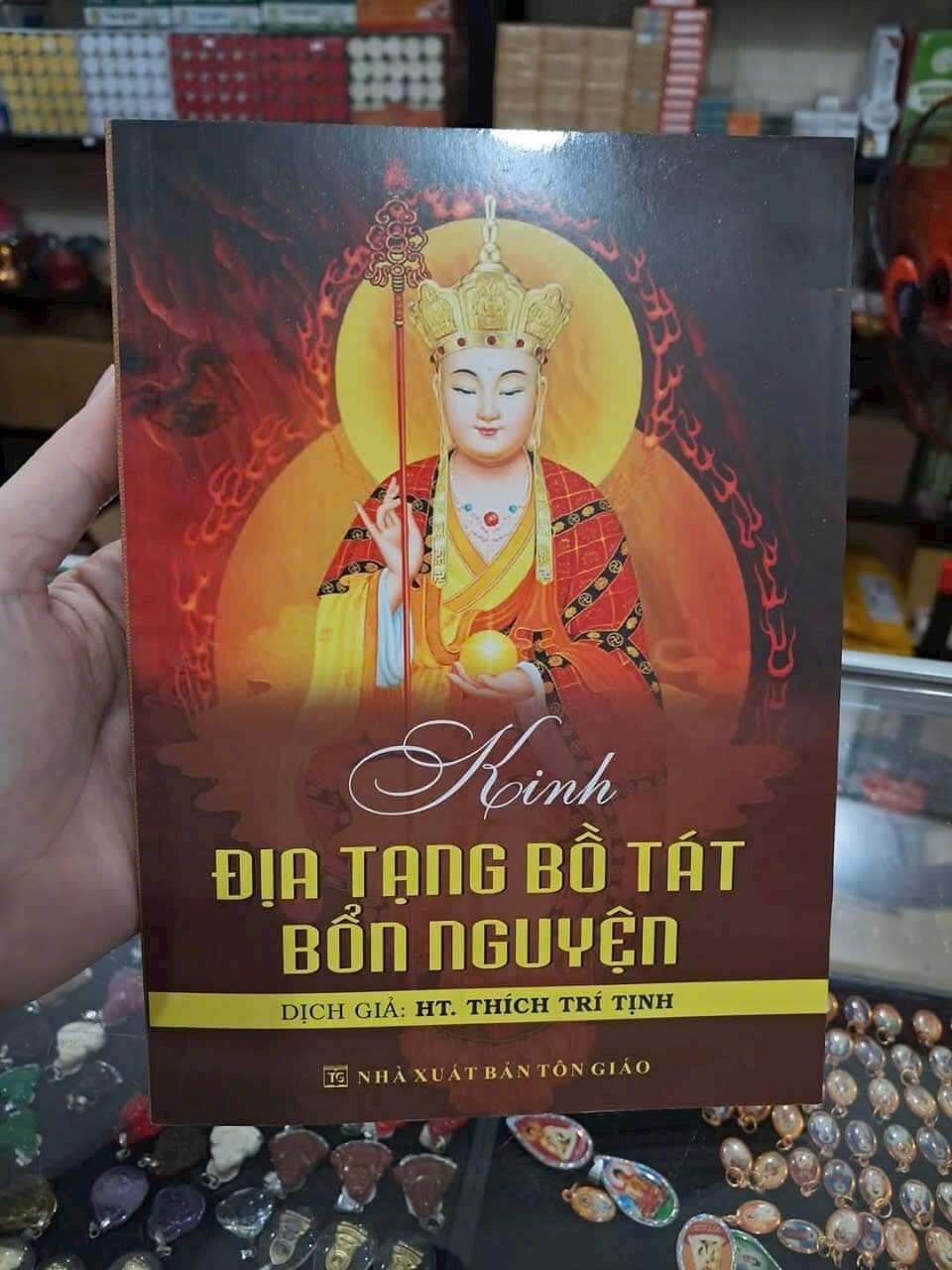 Kinh Địa Tạng Bìa Đỏ Khổ A5