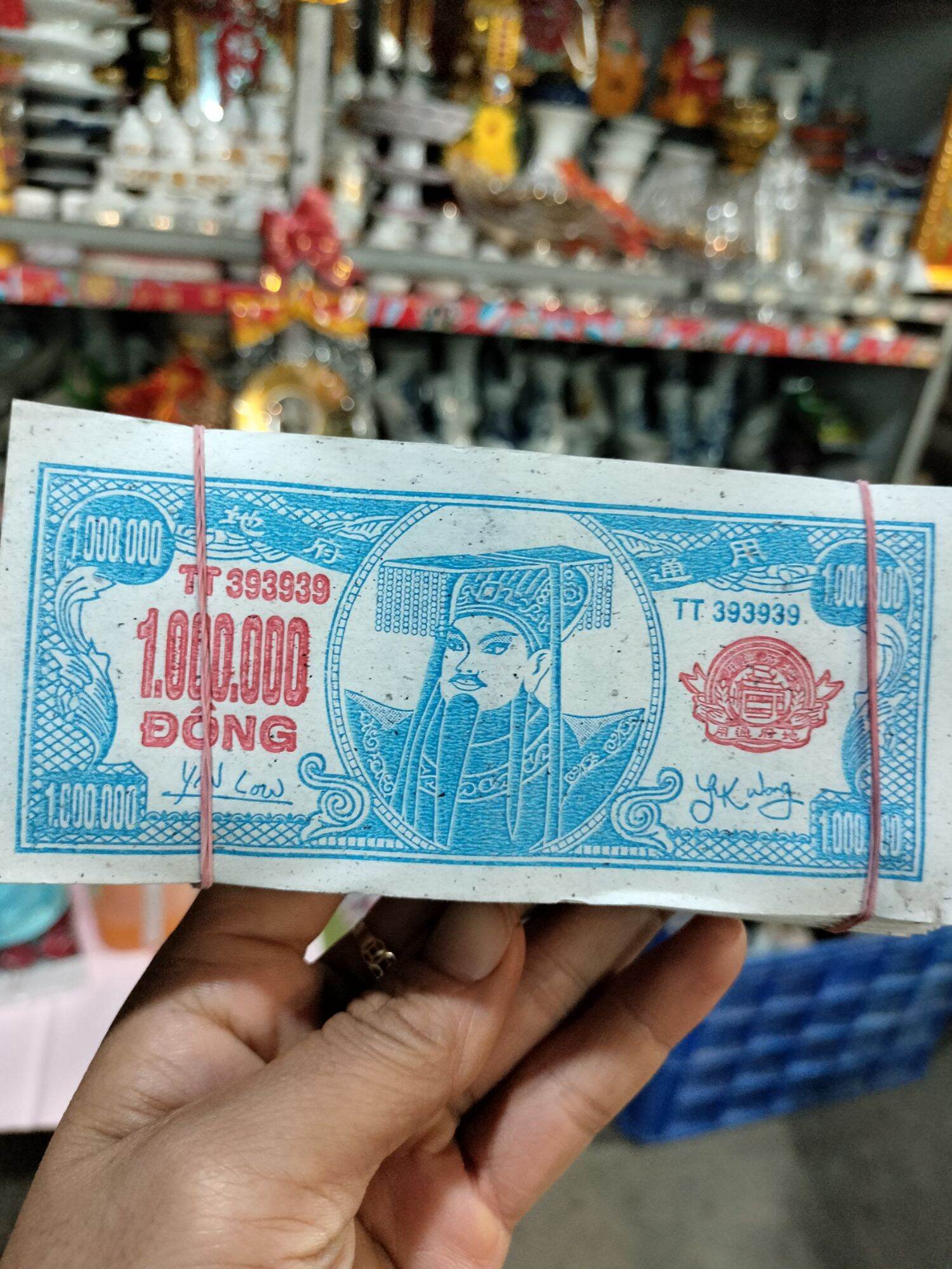 Cục tiền đô 3 màu hàng mã/Tiền âm phủ (200 tờ)