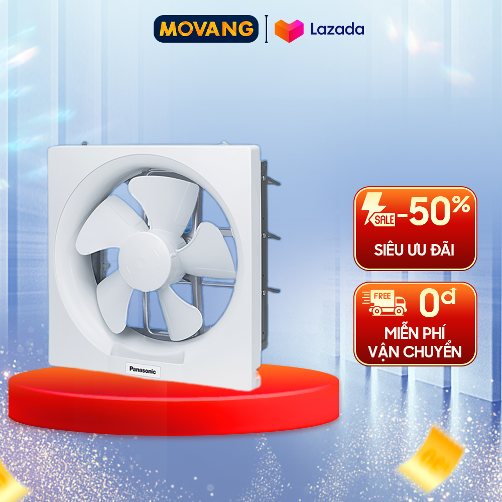 - quạt hút panasonic fv-25au9 - công suất thực 30w tốc độ quay 1125 vòng/phút lưu lượng gió 920 cmh