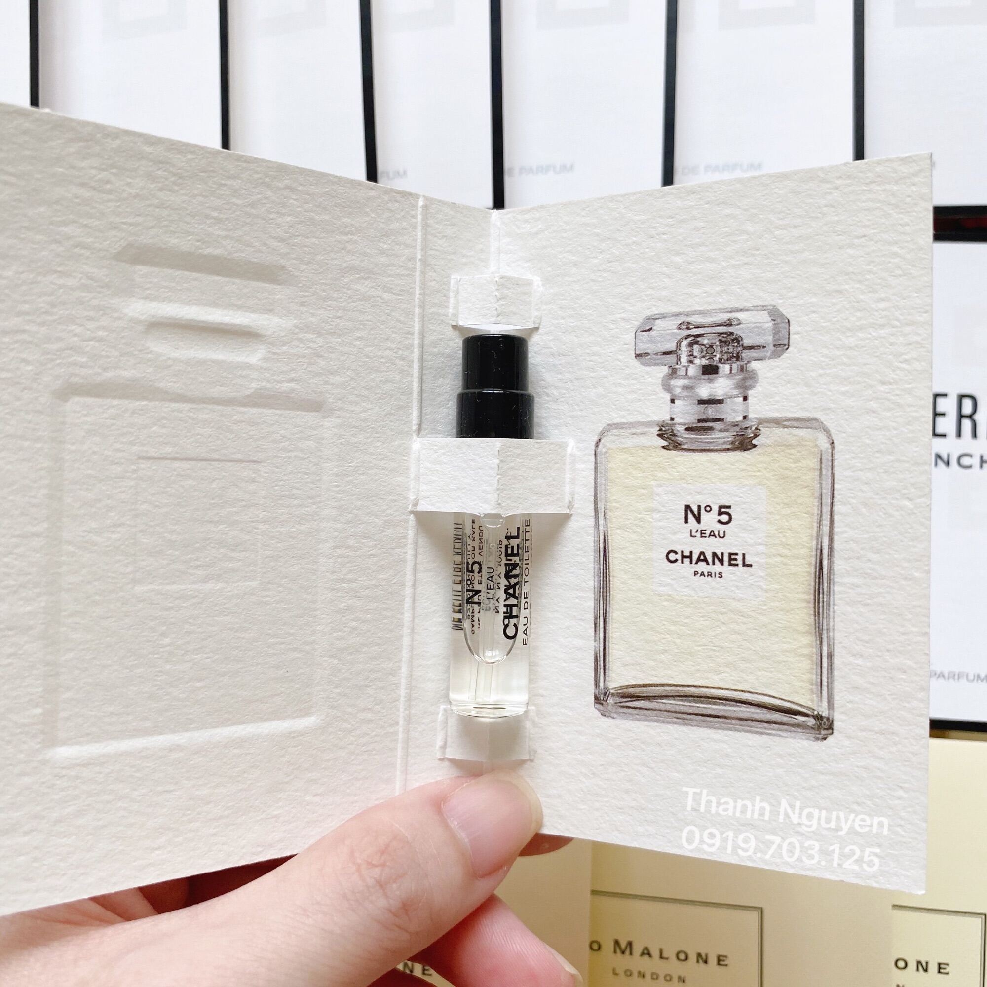 Vial nước hoa Chanel Leau No5 gift Sephora. nhập khẩu