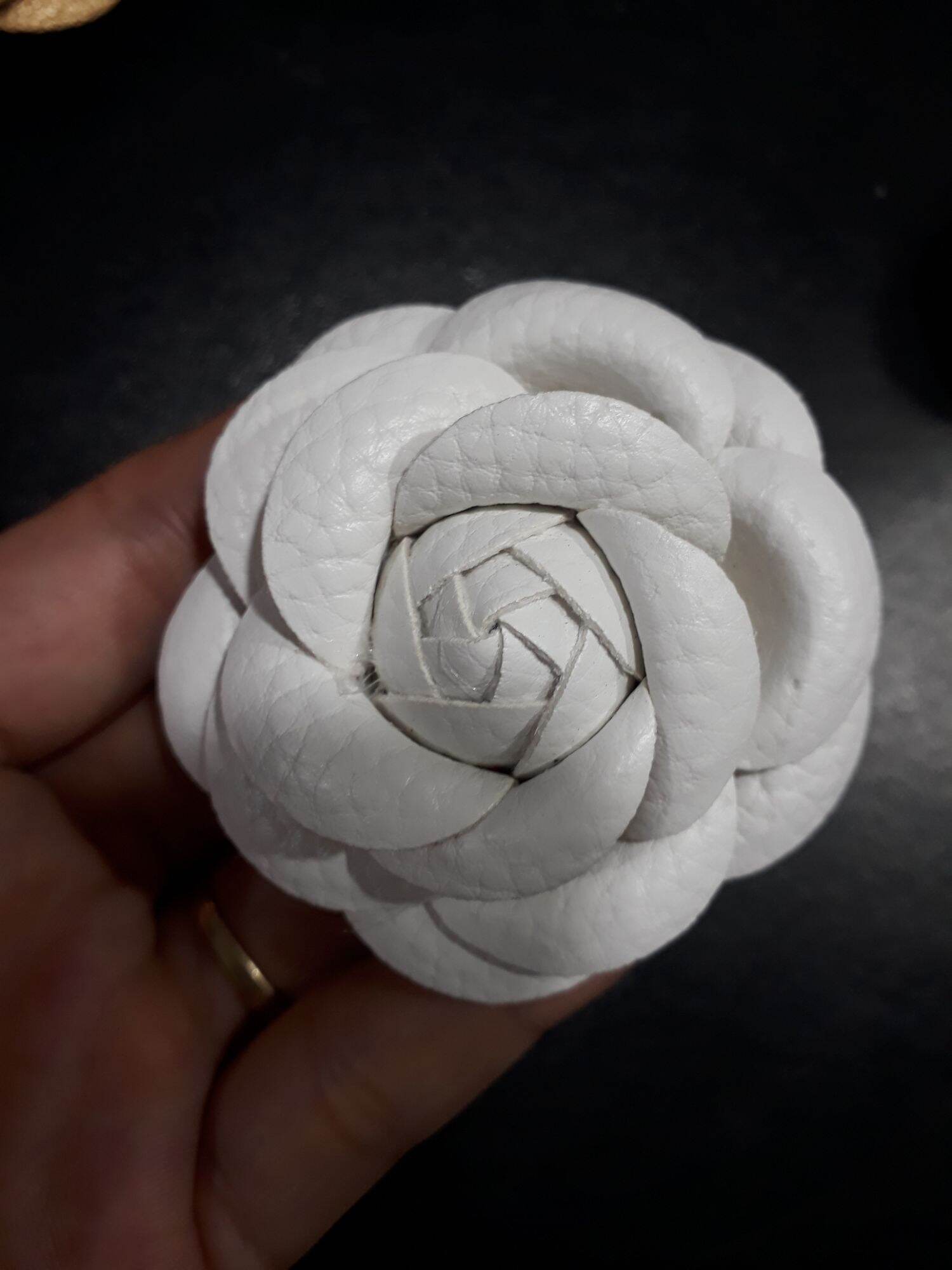Hoa cài trang trí mô phỏng hoa trà size nhỏ 5cm siêu xinh