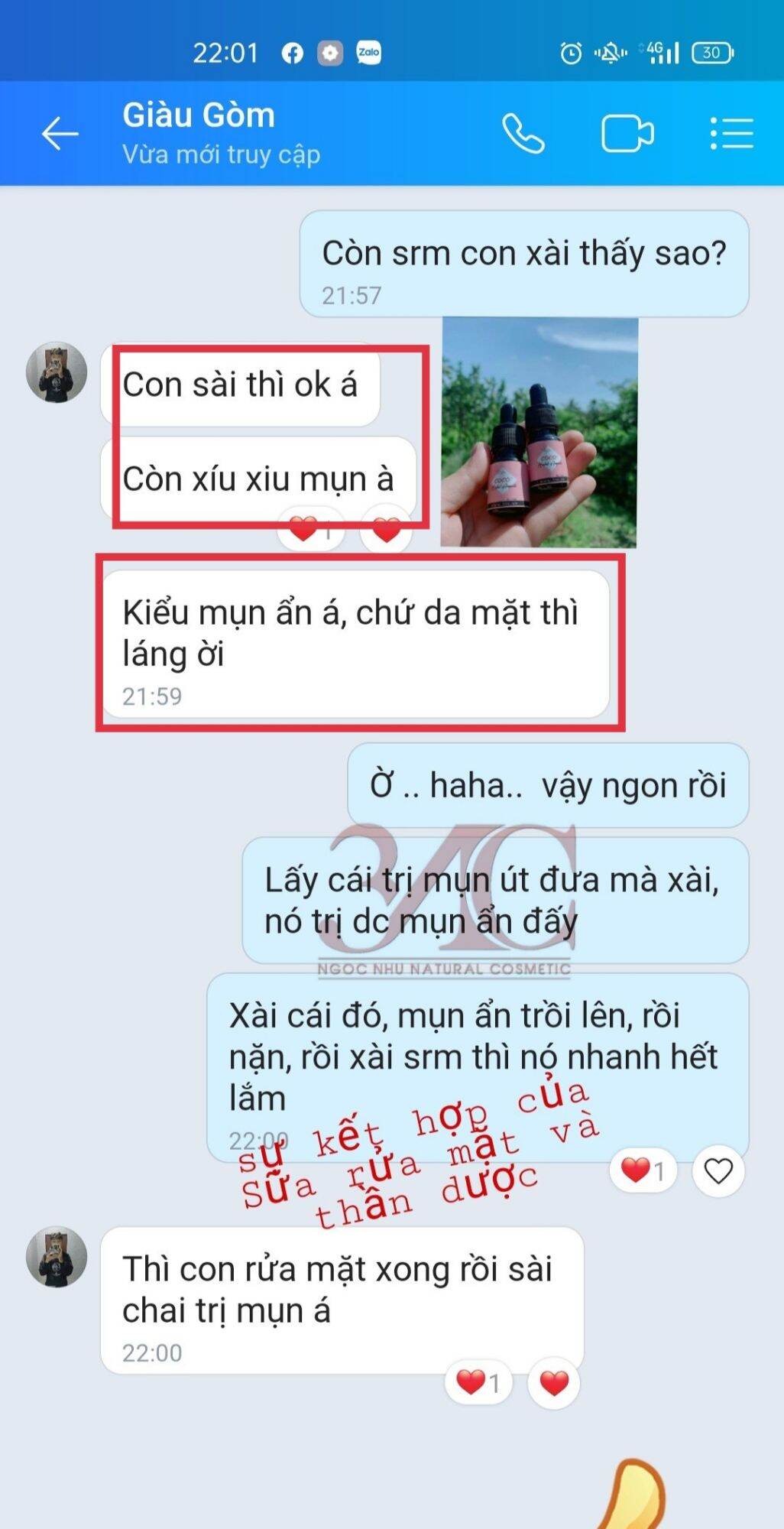 Serum mụn 3Nc
