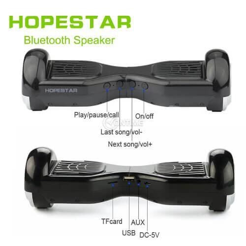 xe điện cân bằng loa Bluetooth không dây Hopestar H7 với hỗ trợ Micro SD, USB & Aux