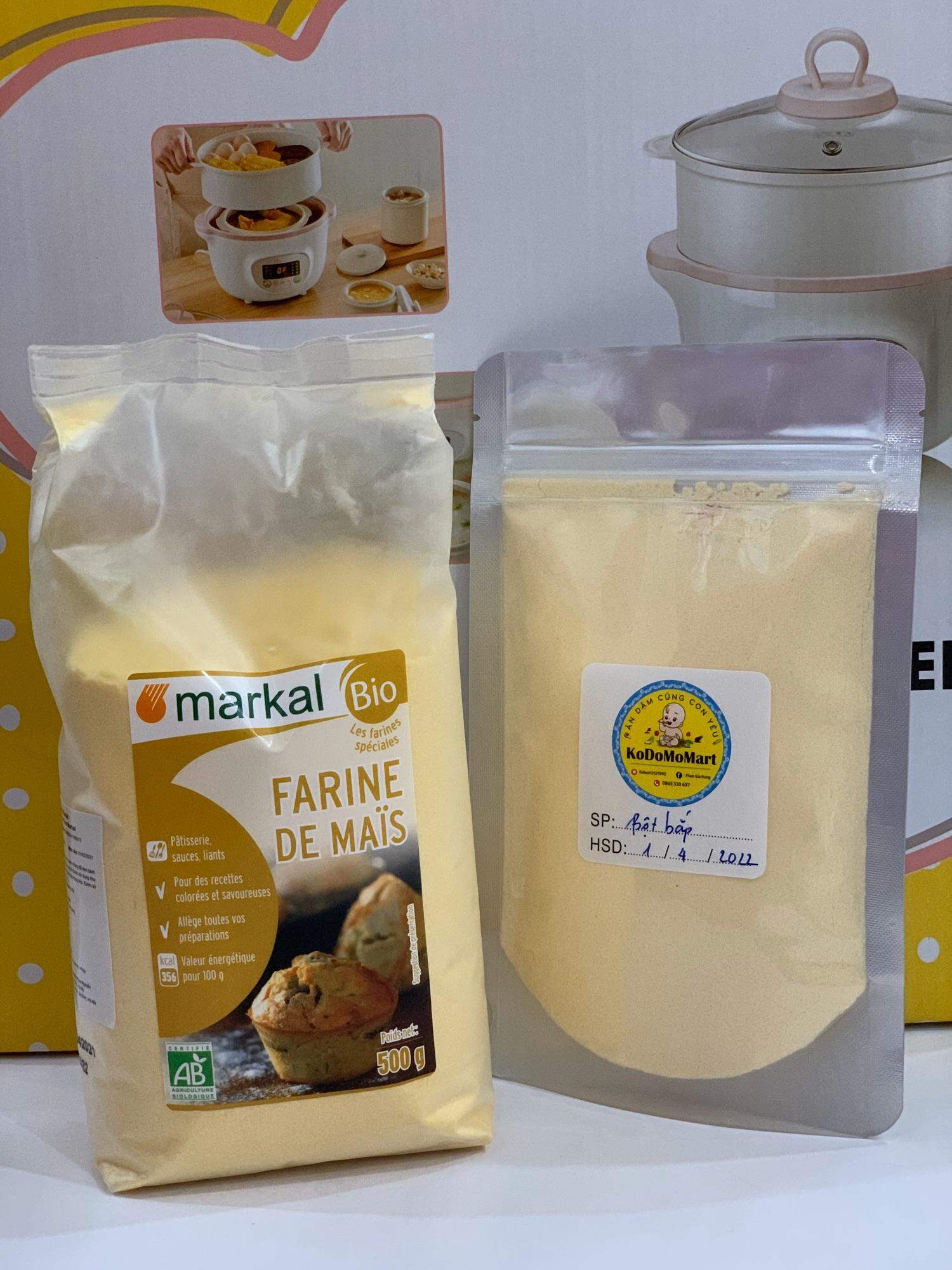 Bột ngô hữu cơ làm bánh cho bé hạn 12/2022