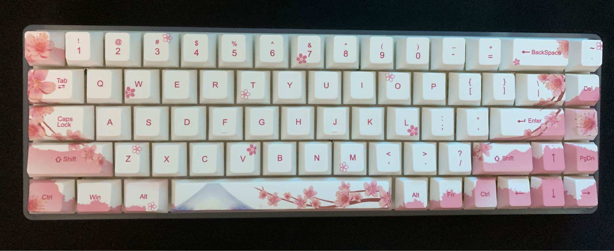 Keycaps hoa anh đào profile cherry