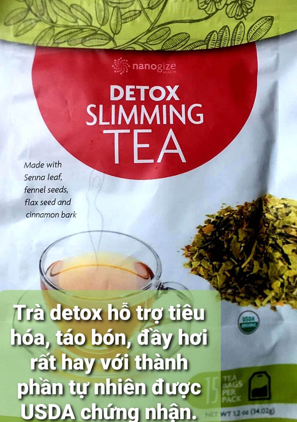 Trà Nanogize Detox slimming tea Nanogize super detox tea