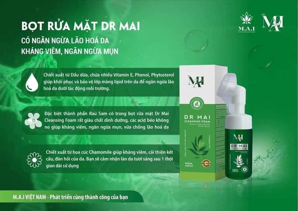 Bột Rửa mặt thảo mộc Dr Mai