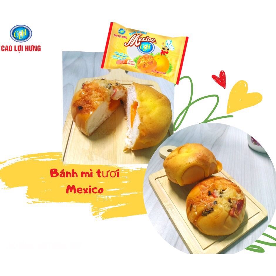 Combo 10 cái bánh mì tươi mexico cao lợi hưng hsd:10->13 ngày