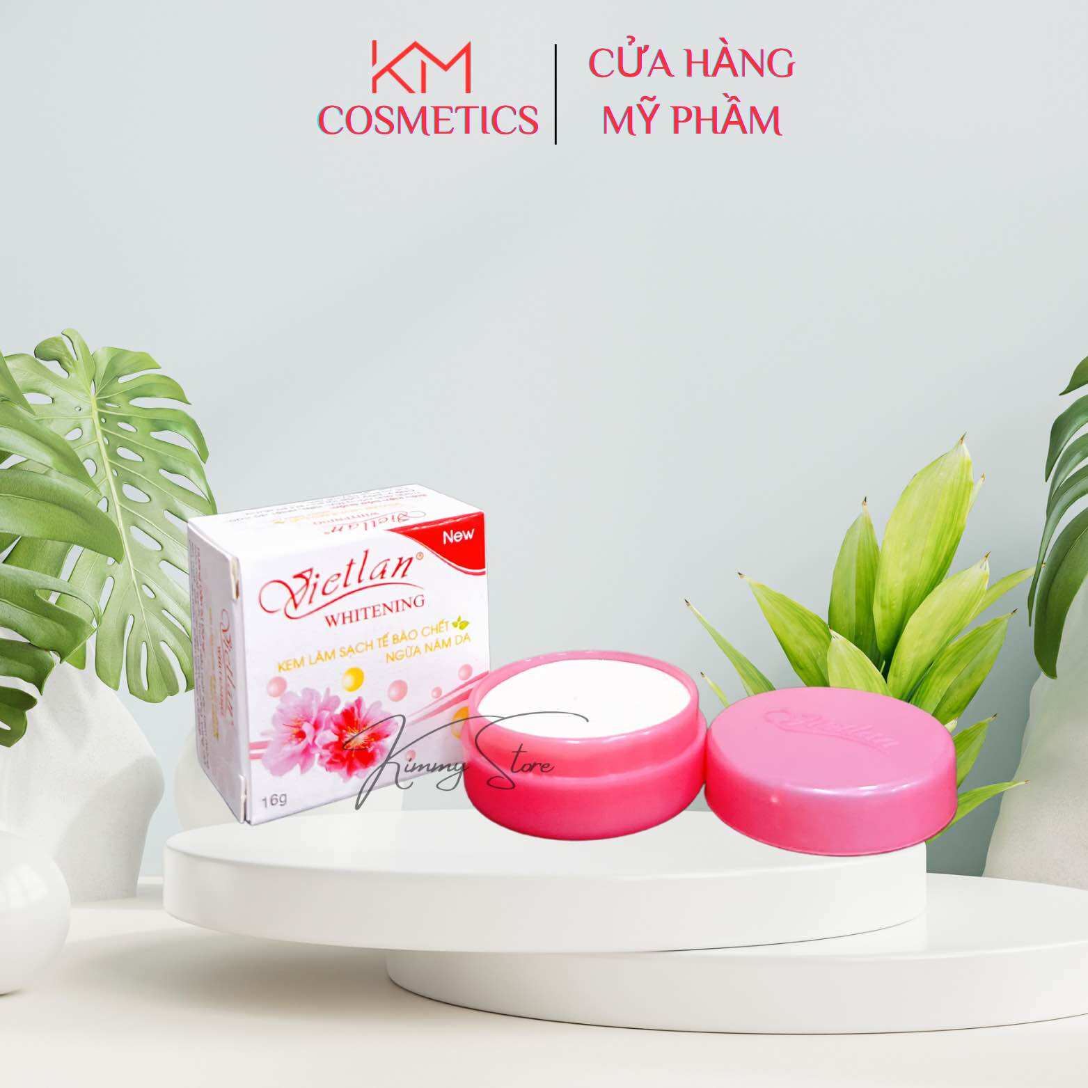Lẻ hộp 16g kem việt lan nắp hồng