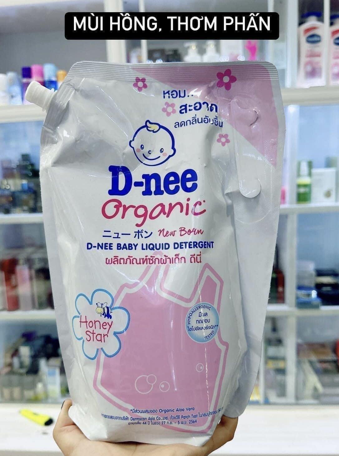 Date 2027 Nước giặt Dnee Organic Thái Lan cho bé chính hãng - 1400ml