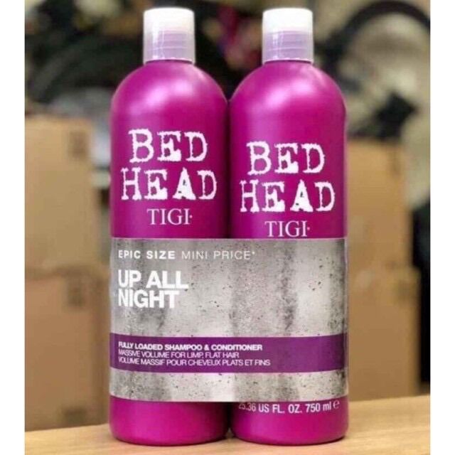 Cặp Gội Xả Tigi Tím 750ml làm phồng tóc