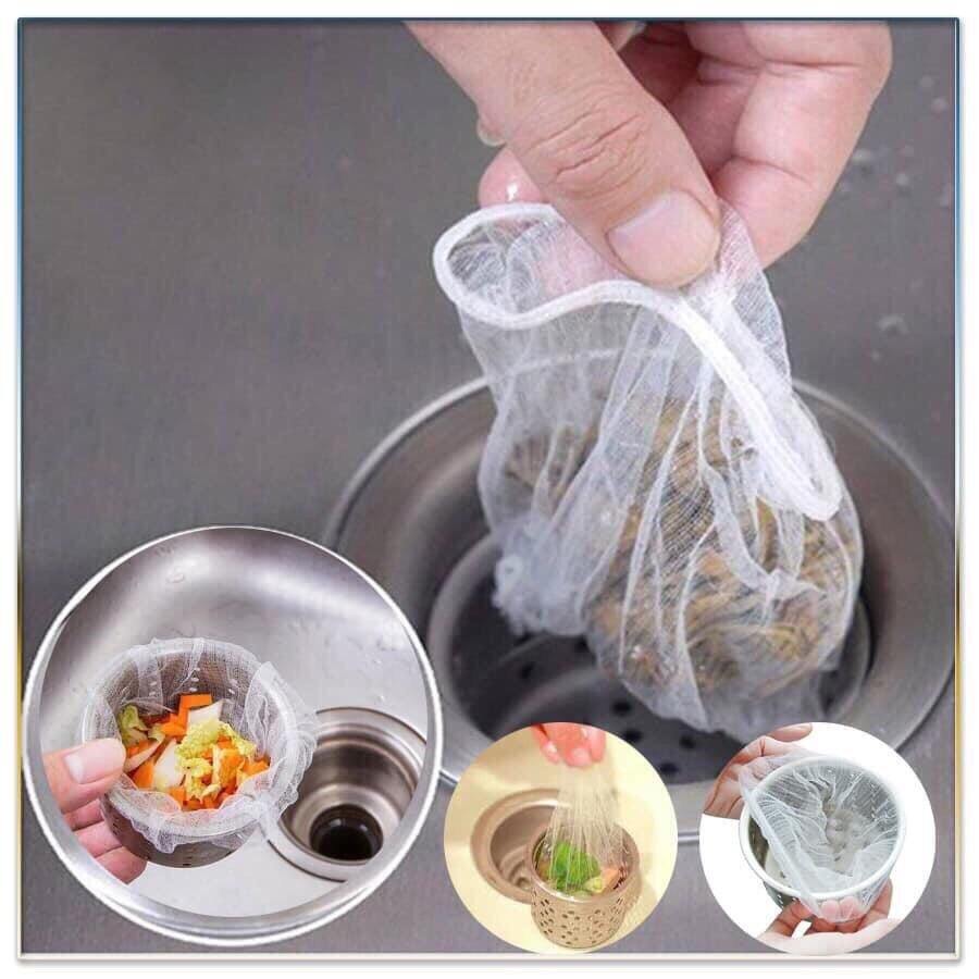 🍀🍀TÚI LỌC RÁC bồn rửa chén 1 bịch 100 cái