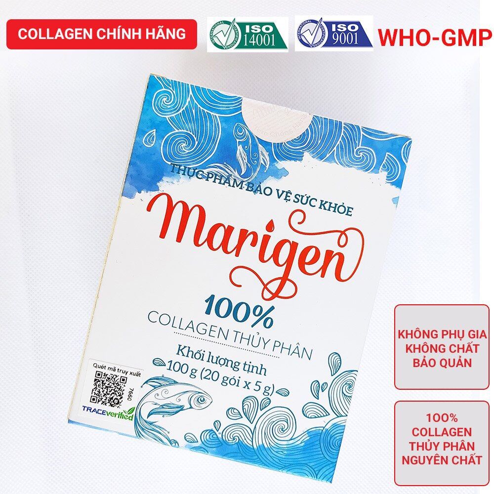 Marigen Collagen Thuỷ Phân Nguyên Chất Dạng Bột