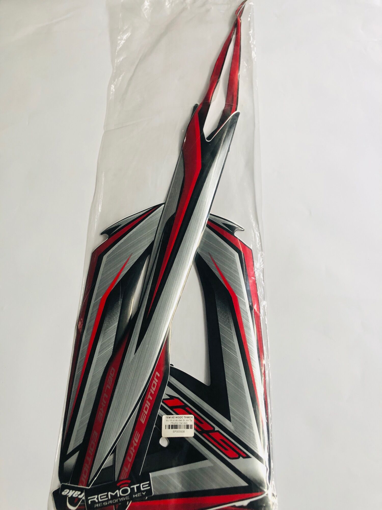 Tem airblade 125 - 2014 vn đỏ đen 3l zin