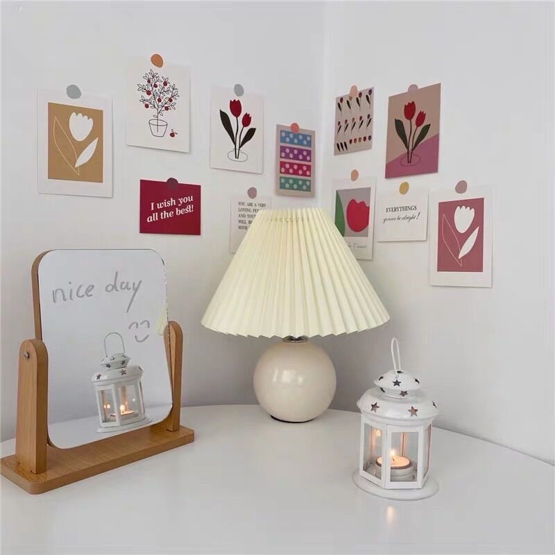Đèn ngủ cao cấp vintage phong cách Hàn Quốc -may.decor-