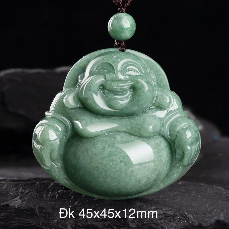 Phật di lạc ngọc cẩn thạch jadeite A