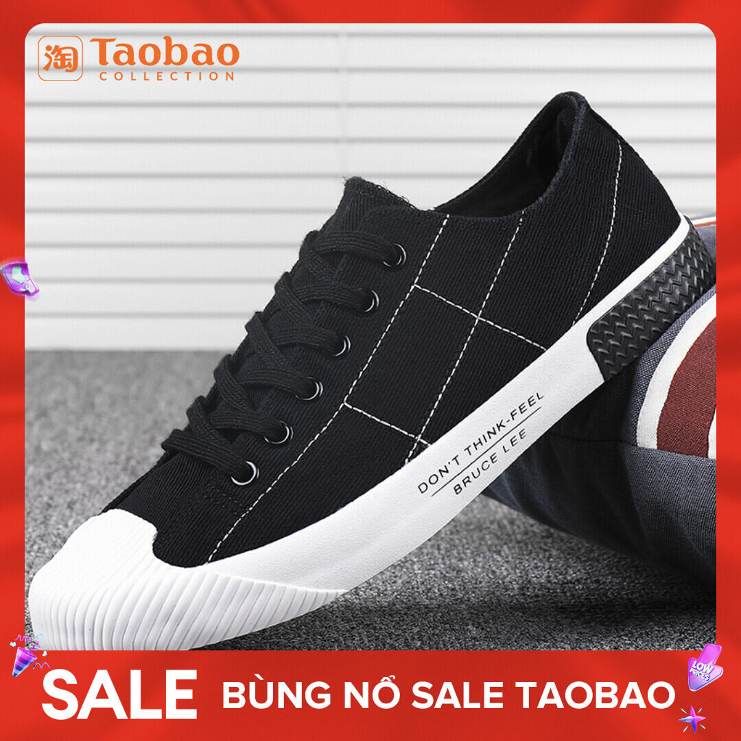 Giày Vải Bố Giày Thường Ngày Trào Lưu Phong Cách Hàn Quốc Cho Nam Mẫu Mới Mùa Thu 2022 Cho Nam Giày Đế Bằng Thoáng Khí Thắt Dây Cổ Thấp Dễ Phối Nam