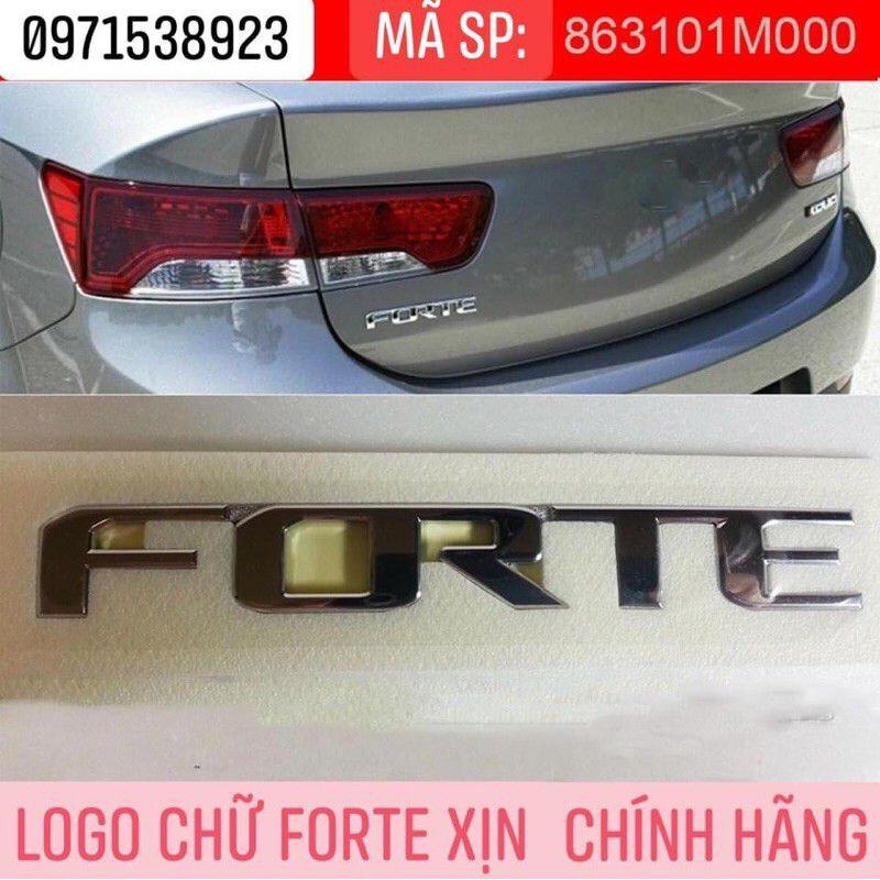 Mua logo chữ Kia Forte xịn chính hãng ở đâu?
