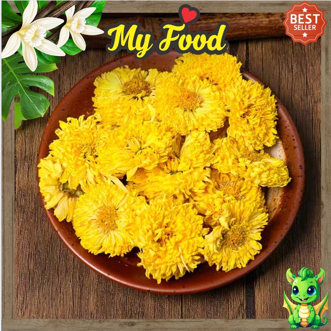 [Hcm]100G Dried Golden Chrysanthemum Flowers