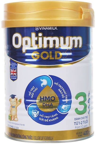 Optimum gold 3 mẫu hmo 400g