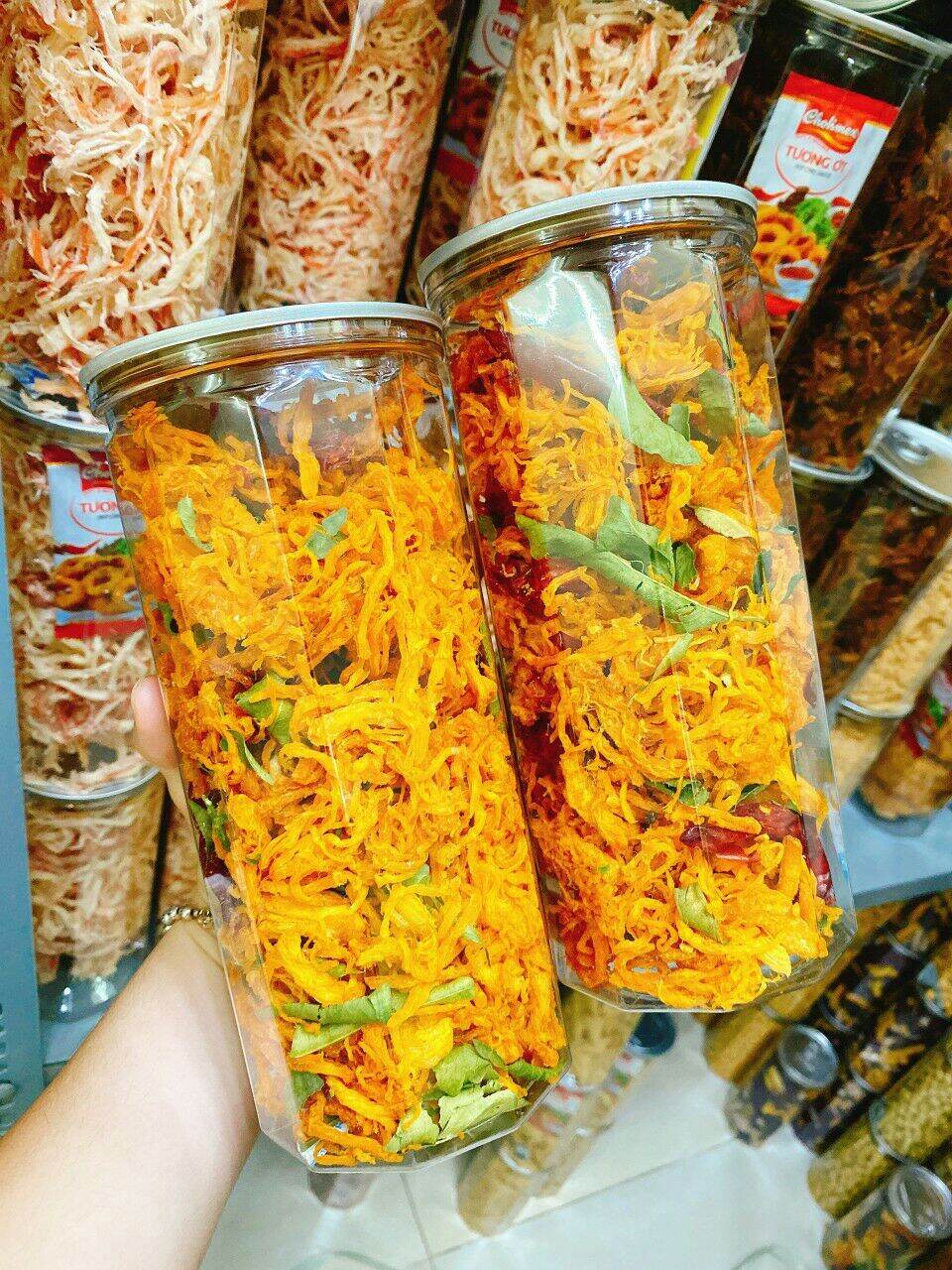 Khô gà lá chanh hủ 300g