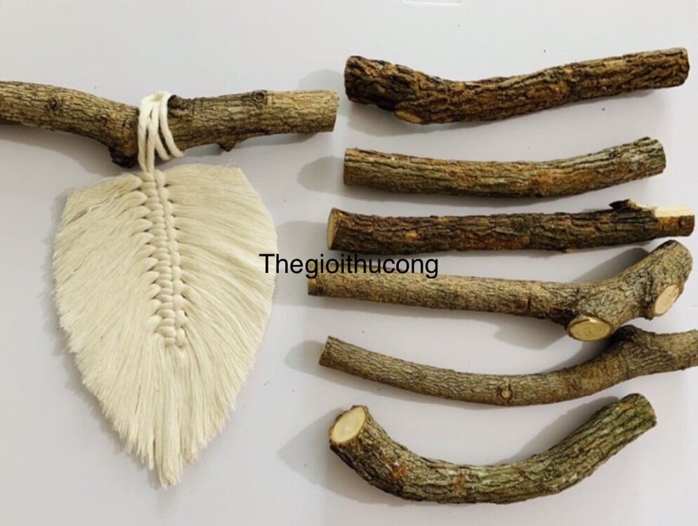 ( Bán lẻ từng lá) macrame treo trang trí decor không gian sống