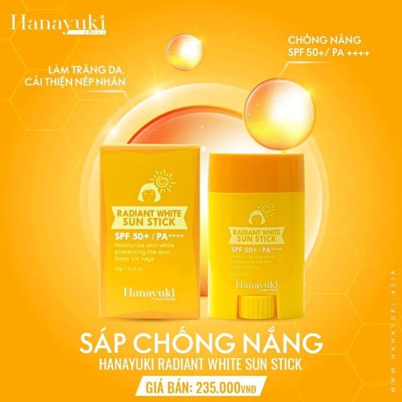 Thanh lăn chống nắng Hanayuki