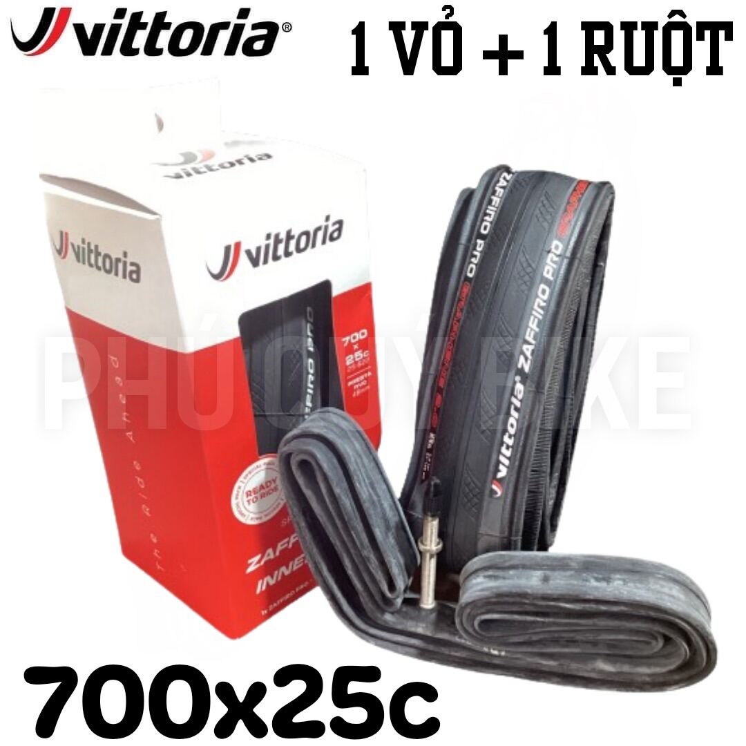 Vỏ + Ruột Vittoria 700x25c ZAFFIRO PRO Special Pack
