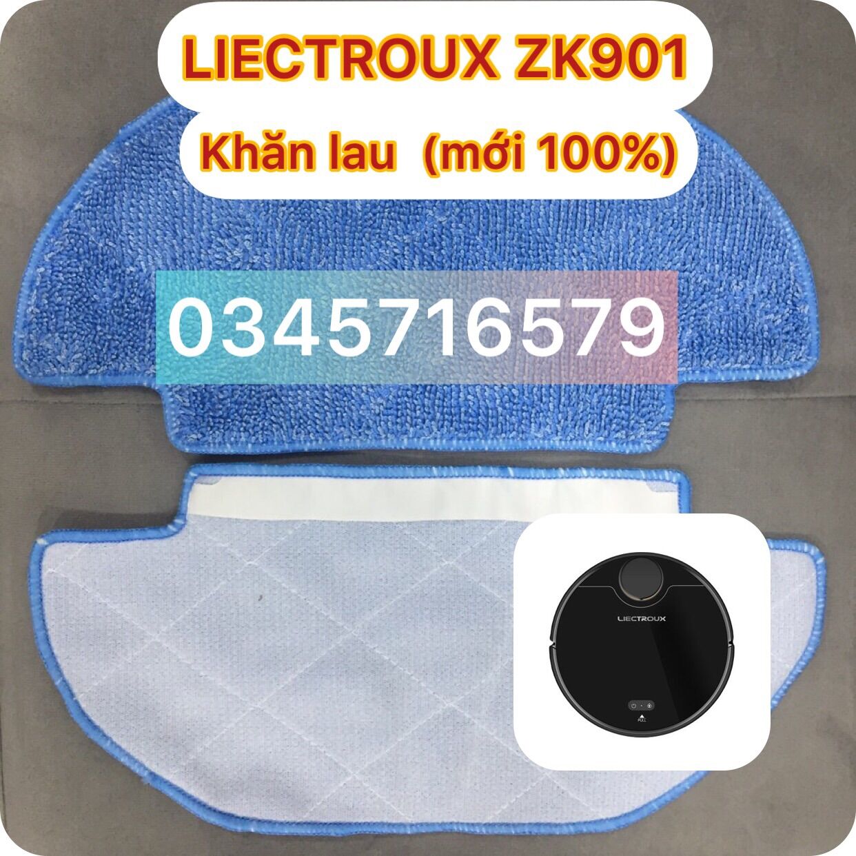 Khăn lau cho robot hút bụi liectroux zk901