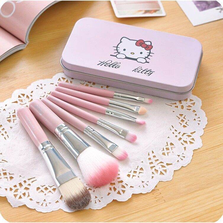 [HCM]HỘP CỌ TRANG ĐIỂM HELLO KITTY 7 CÂY