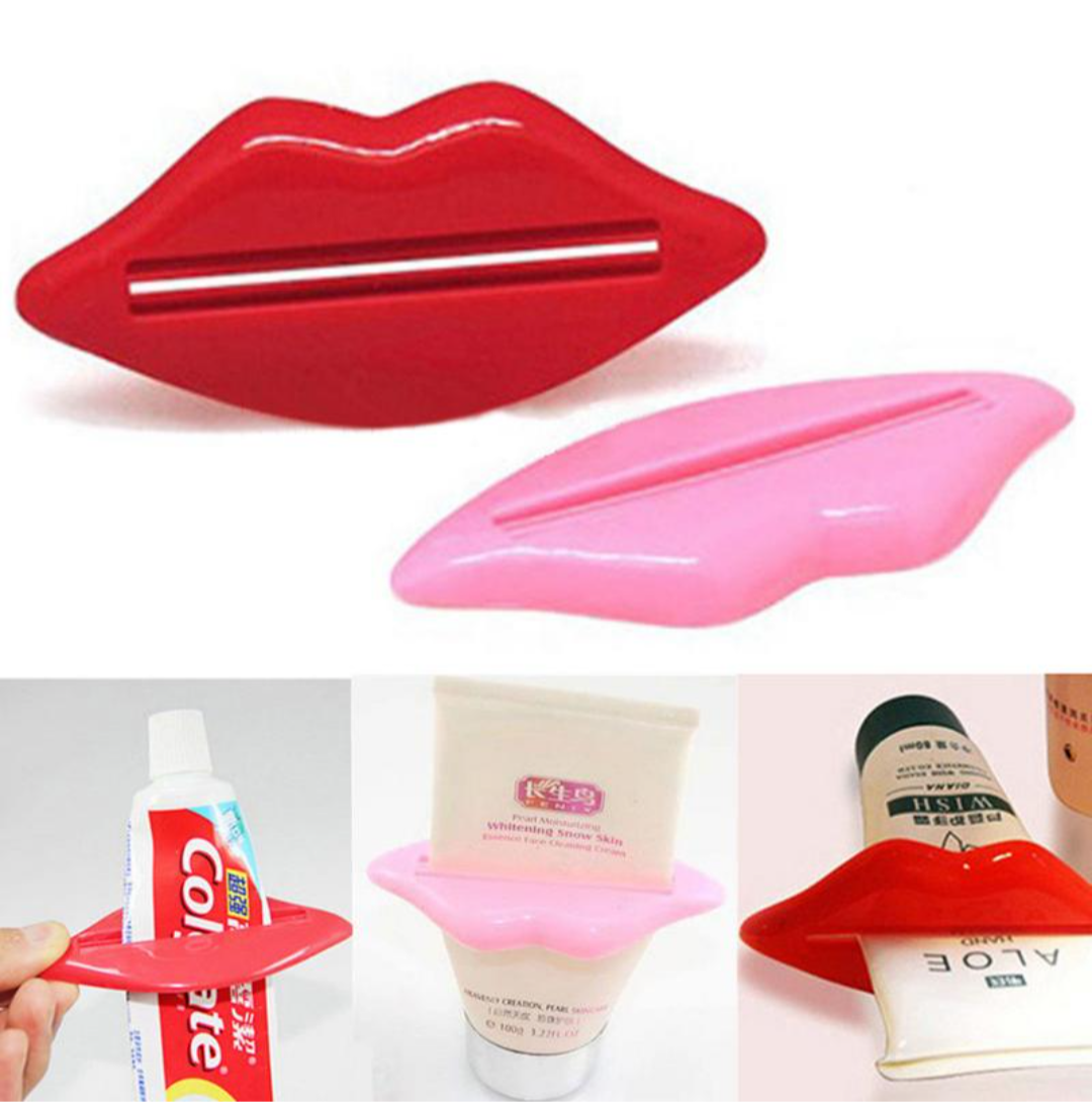 Dụng cụ lấy kem đánh răng hình đôi môi