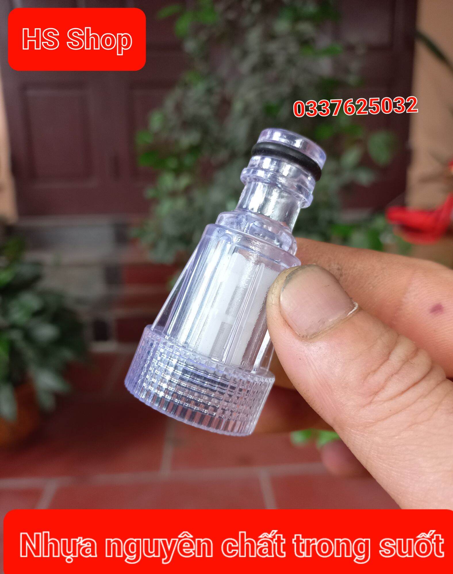Đầu lọc nước, Cút lọc nước đầu vào máy rửa xe