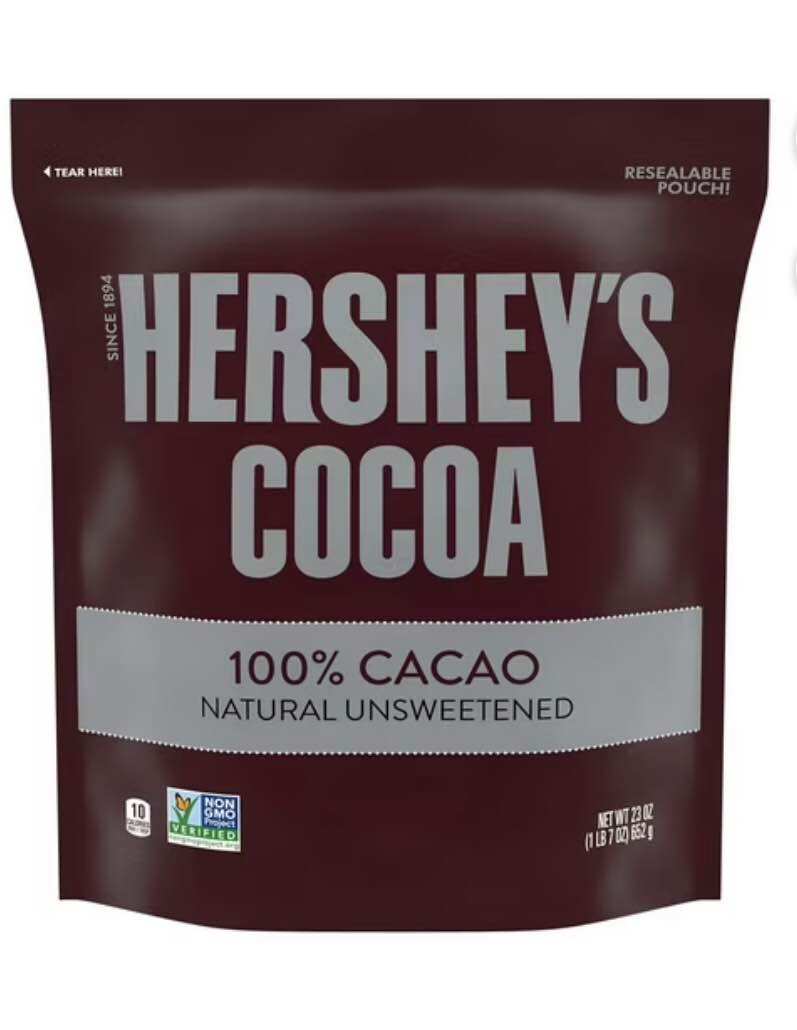Cacao nguyên chất Hershey’s Cocoa 100% 652g hàng Mỹ USA
