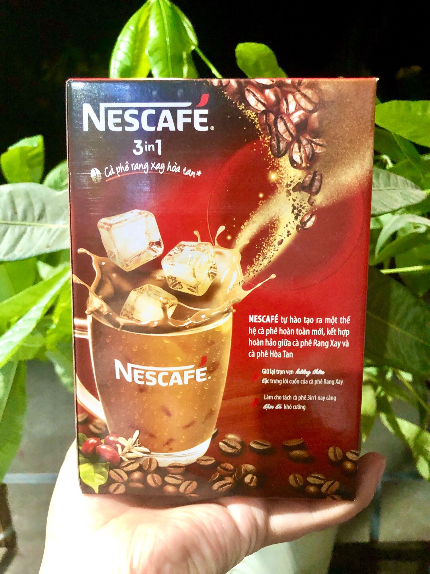 Nescafe 3 in 1 đậm đà hộp 20 gói