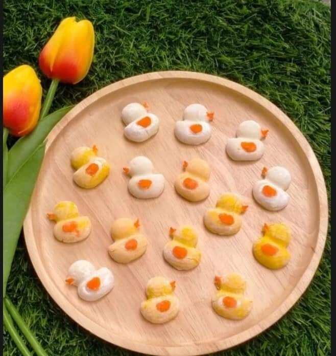 Khuôn silicon thạch rau câu, socola, kẹo dẻo  hình vịt con đáng yêu 3 cm