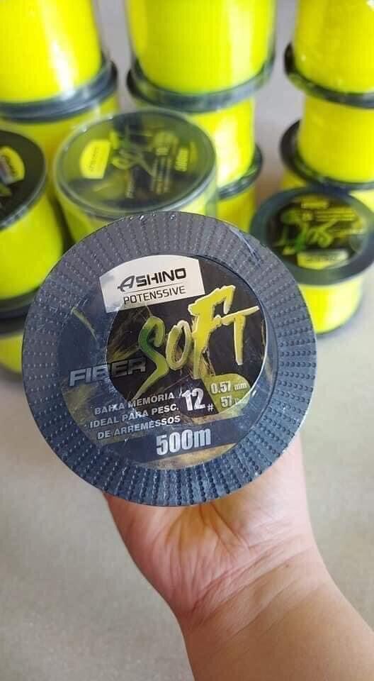 Cước câu nylong Chính hãng Ashino Soft 500m chuyên Câu Giải, câu sông, hồ, biển câu cá lớn
