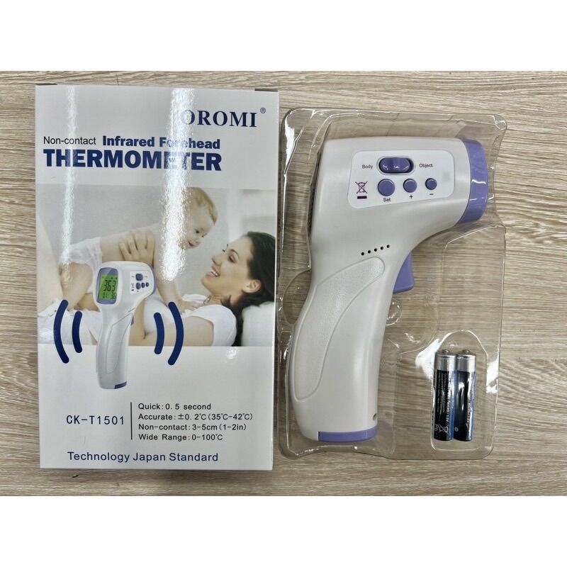 Nhiệt kế đo trán hồng ngoại oromi-t1501
