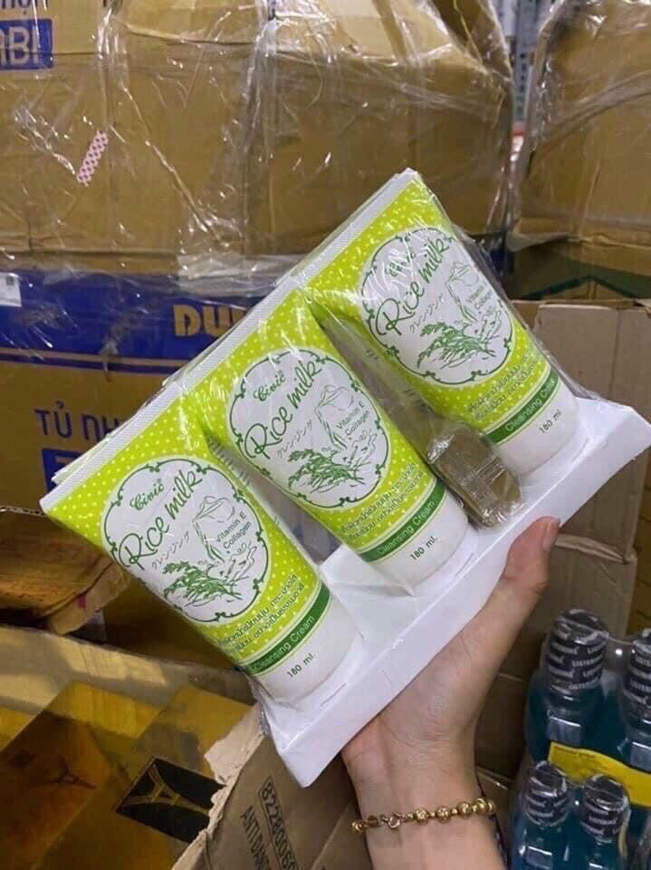 Combo 2 tuýp sữa rửa mặt Rice Milk 180ml