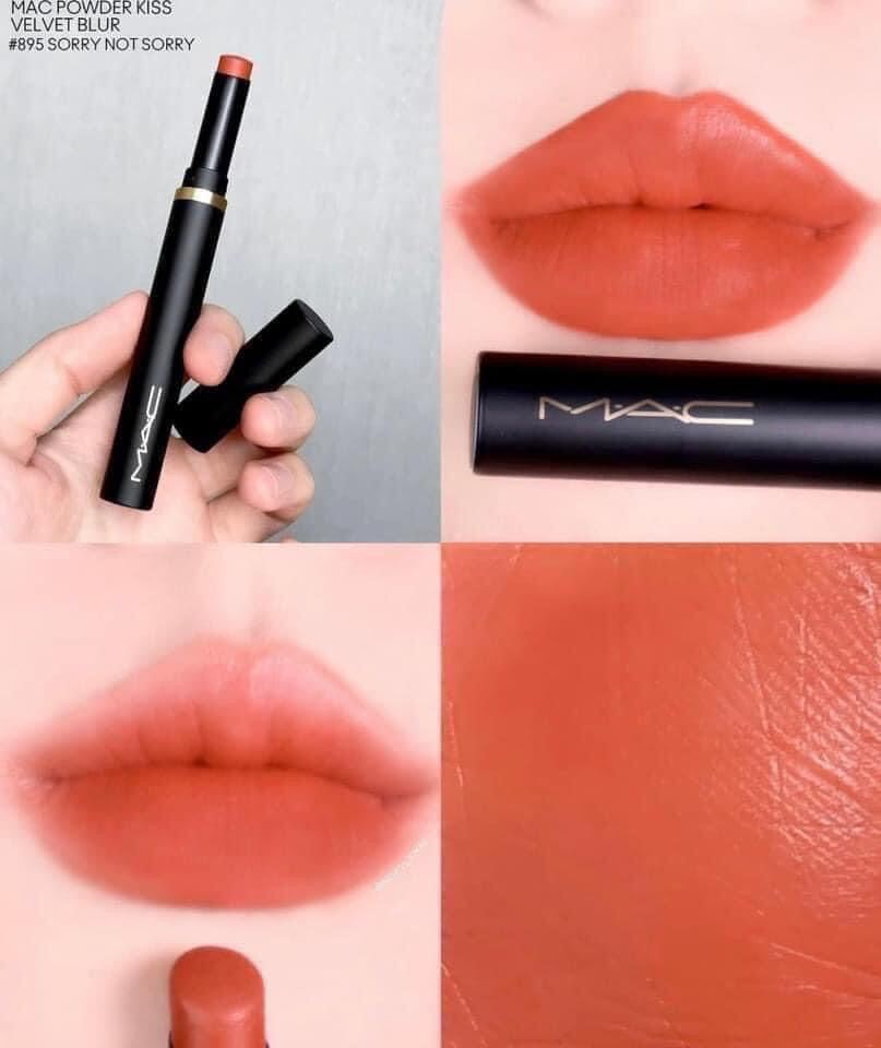 Son Lì Matte MAC Blur Slim Powder Kiss Velvet