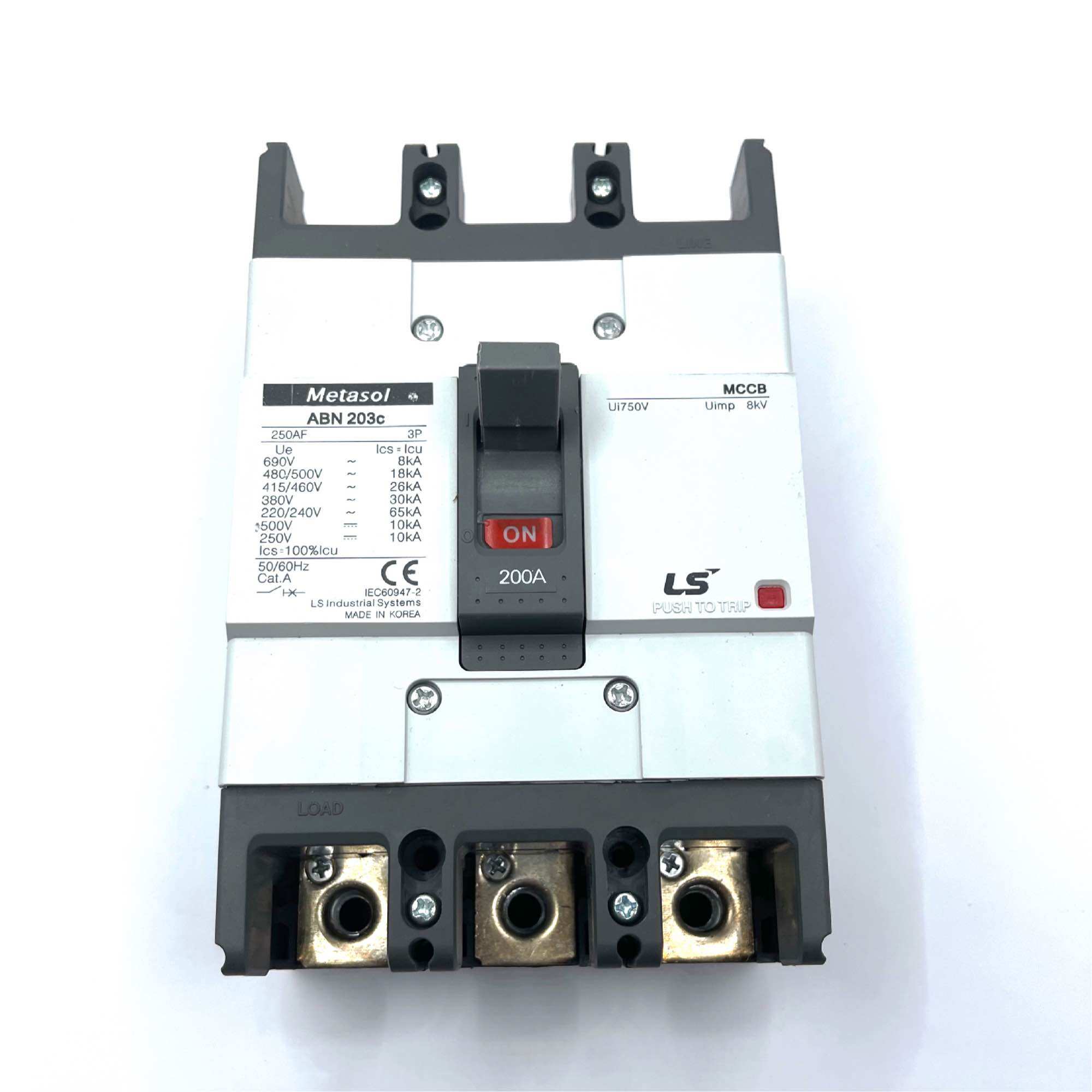Aptomat 3 Pha LS ABN 150A~400A,MCCB LS Metasol 150A~400A