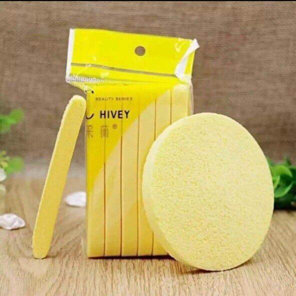 Bông Mút Nở Bọt Biển. Rữa Mặt, 1 Bịt 12 Miếng