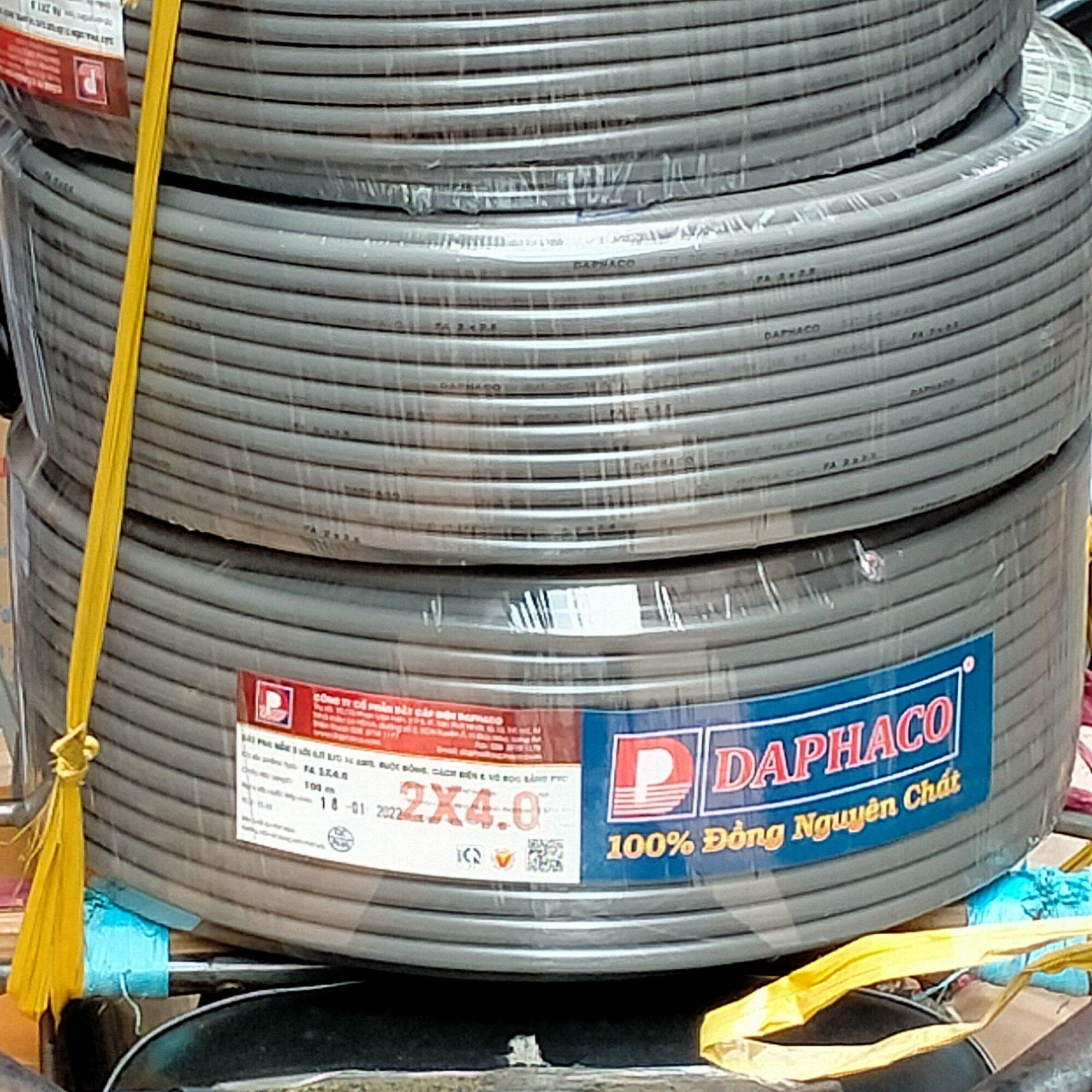 [HCM] Dây điện đôi tròn 2x1.5 & 2x2.5  DAPHACO