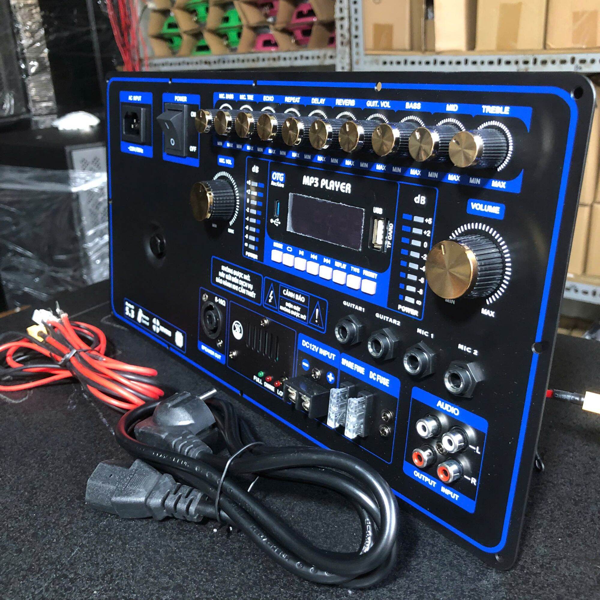 BO MẠCH LOA KÉO V200HX_200W_CÓ REVERB_KT ( 19X38CM)