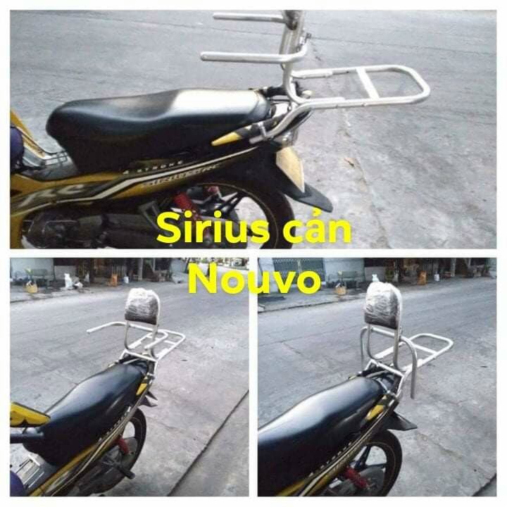 Baga phượt ắp cho xe sirius cản novo