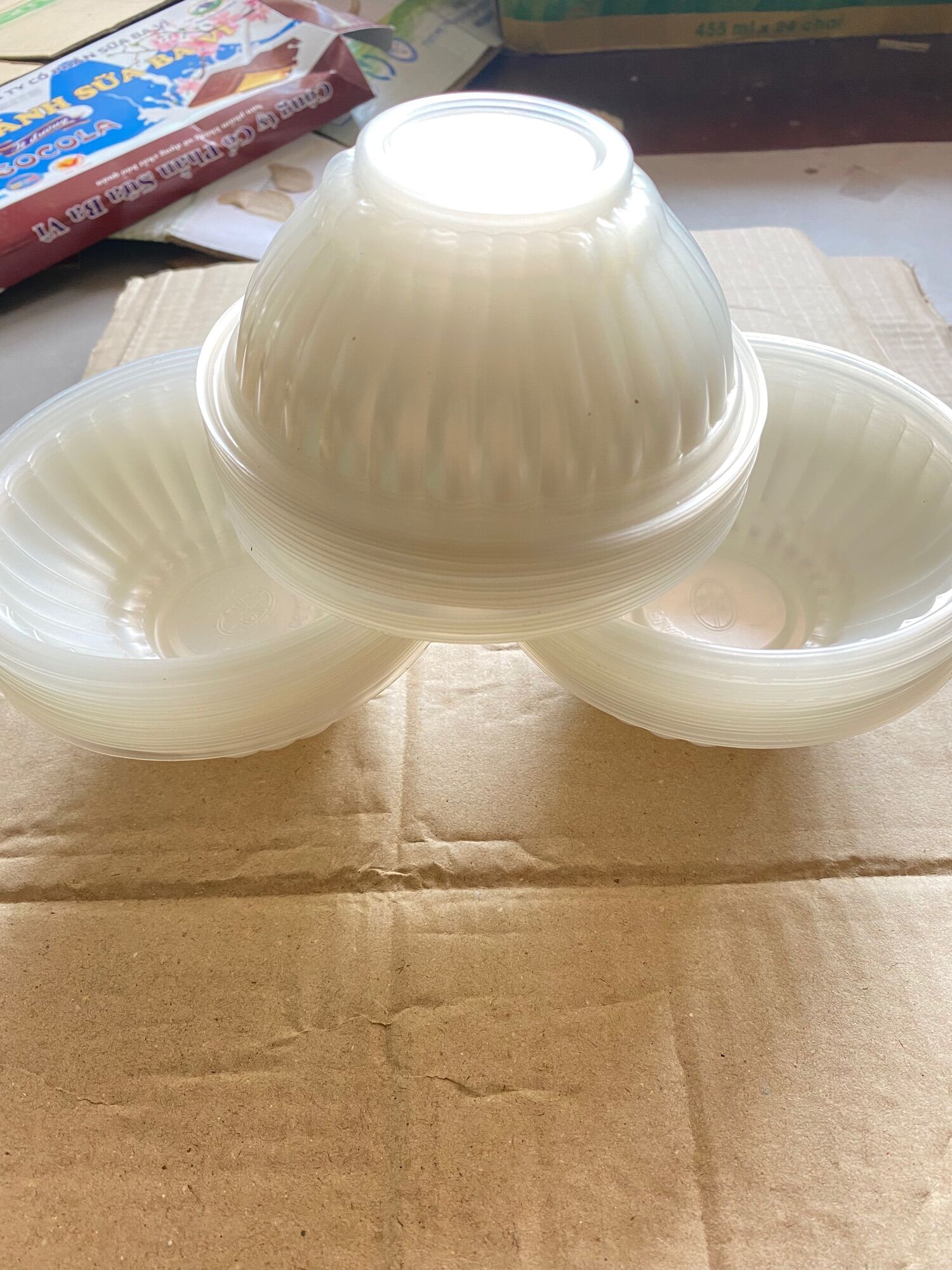 Bát đĩa nhựa dùng 1 lần ( 50 cái )