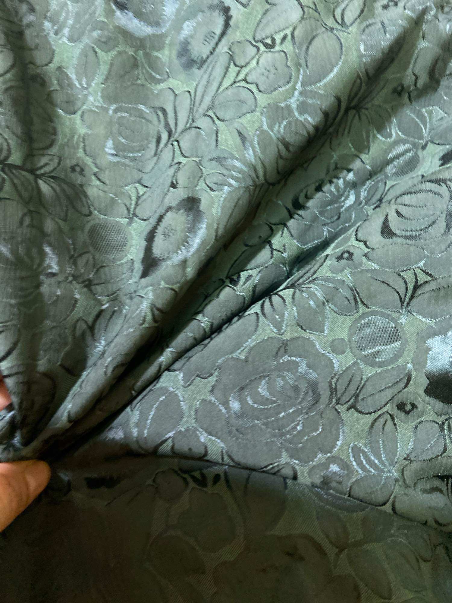 38cm x 1m5 vải lụa gấm màu ngoài tối hơn sang mềm làm thủ công tập may đồ bé khổ 1m5(S15)