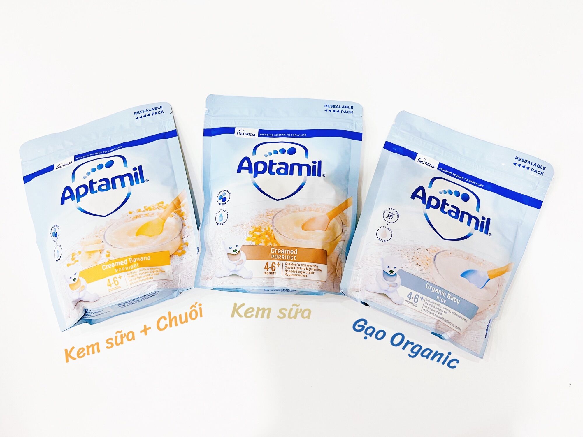 [ Date 08/2024-2025]Bột ăn dặm Aptamil từ Anh Quốc cho bé từ 4 tháng