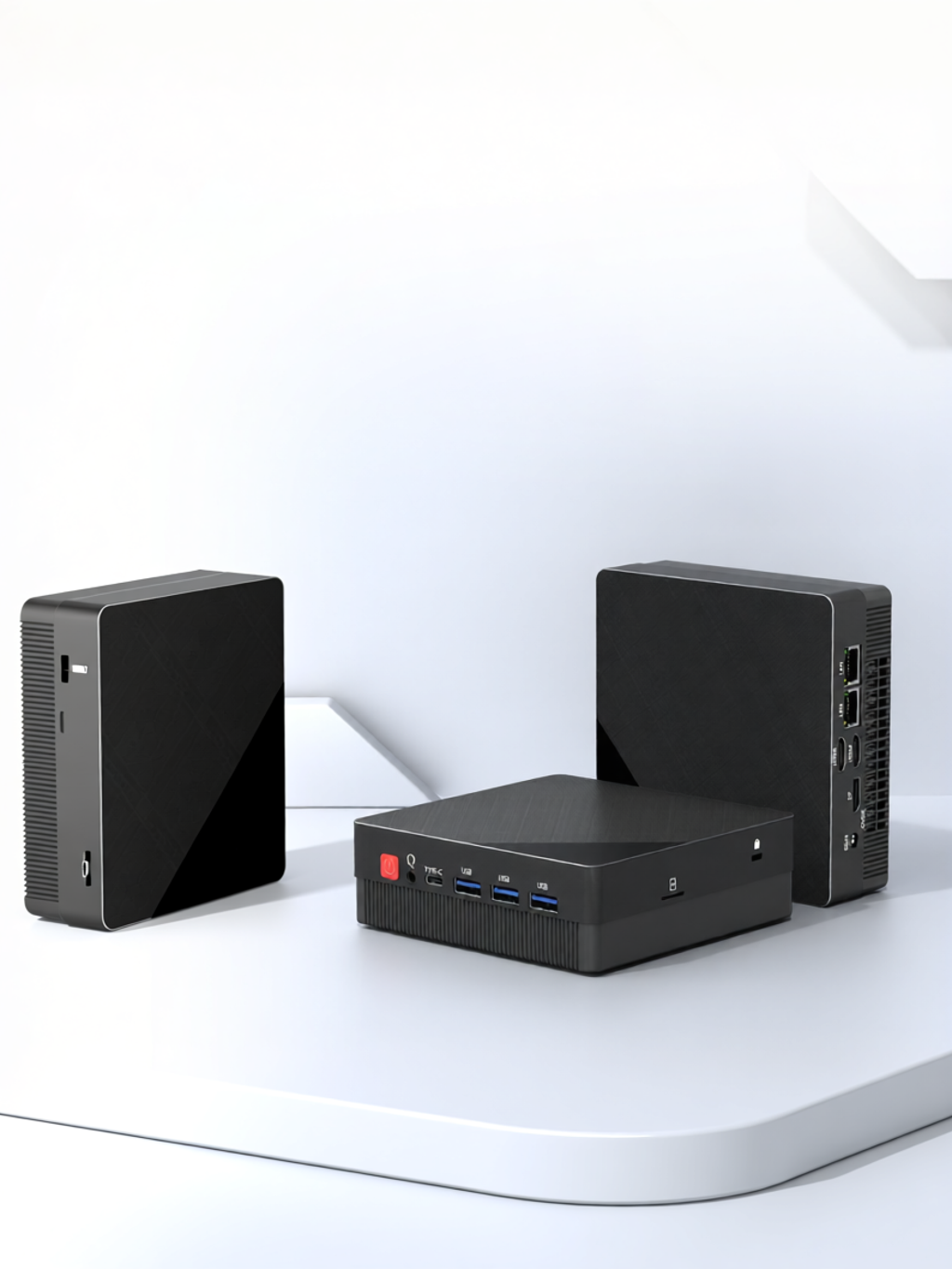 TexHoo | AMD Ryzen R7 Mini PC Barebones System DIY Assemble Low Power Consumption Home Office Small Server NAS Dual Network Ports Giá 7,665,000 Đồng*Miễn phí vận chuyển