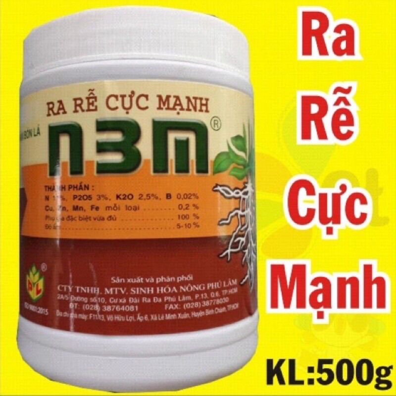N3M ra rễ cực mạnh, lọ 500gam, phân bón lá kích thích ra rễ nhanh ở cây trồng