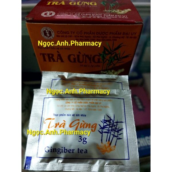 Trà Gừng Đại Uy (hộp 10 gói)
